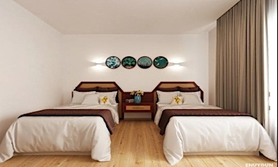 Standart Twin Oda, Çift Kişilik, Balkonlu
